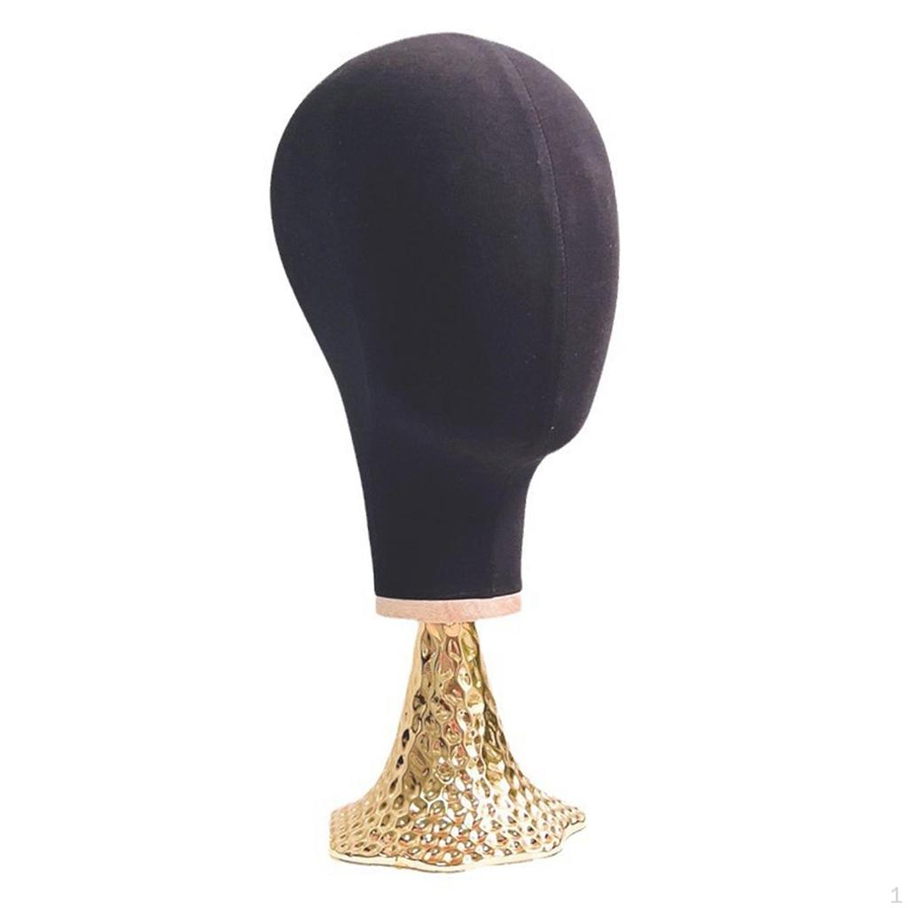 Mannequin Head Stand Hairpieces Display Hat for Personal Use
