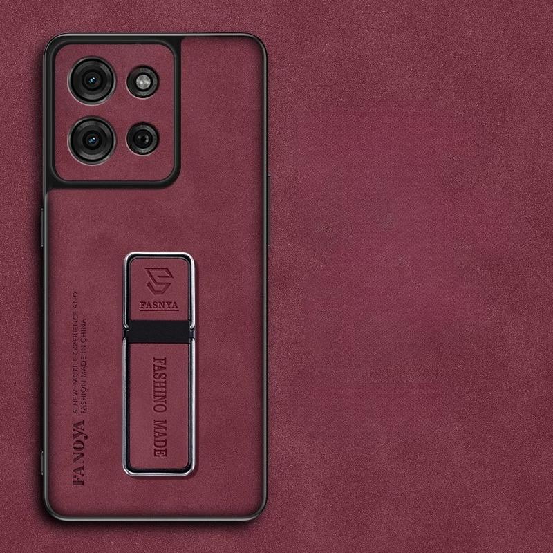Чехол из овчины для Moto G75 5G G85 G55 G35 G45 G15 G05 G34 E15 матовый держатель подставки защитная силиконовая рамка задняя крышка