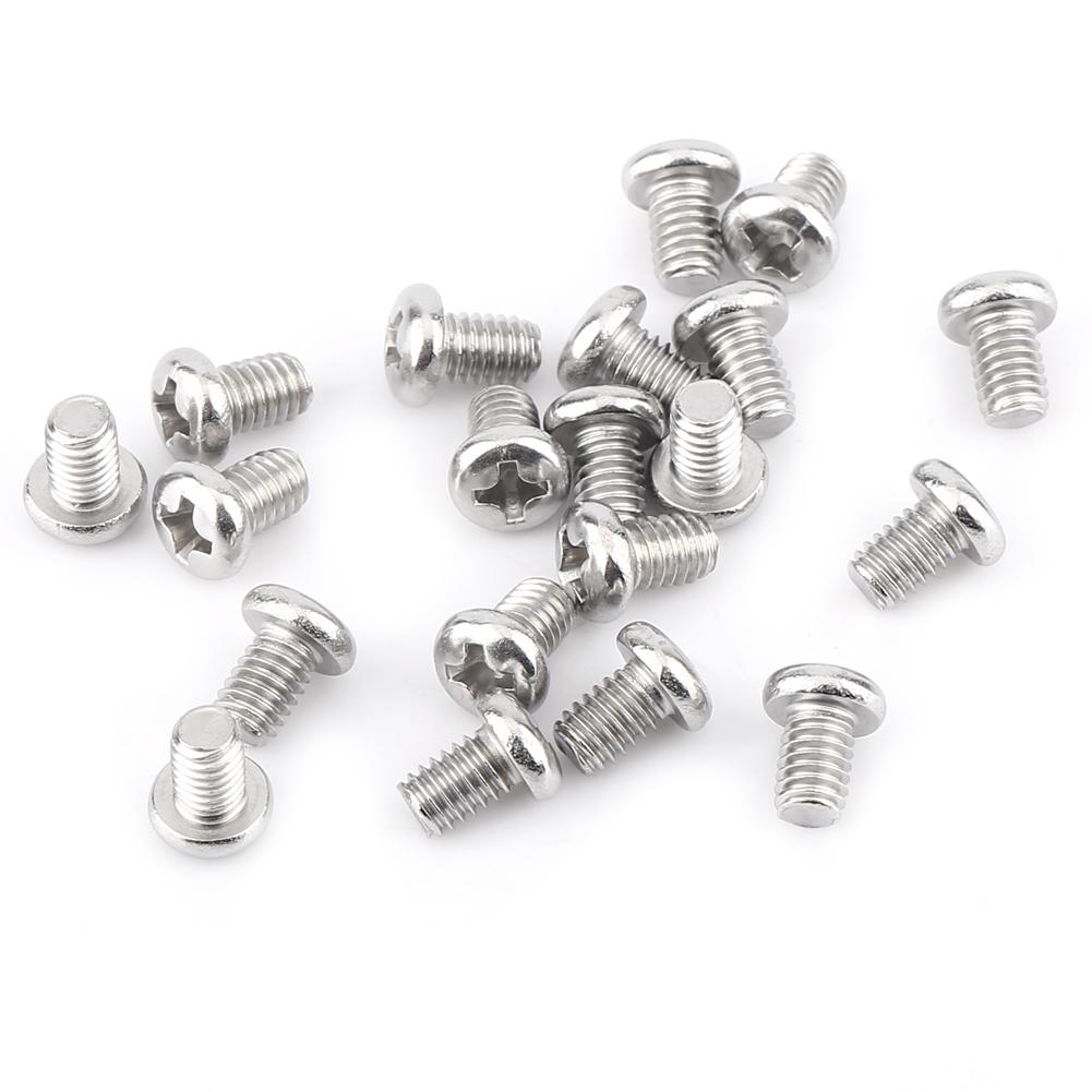 M4 Stainless Steel SS304 Machine Screws Bolts Nuts Assortment (Pan Head)