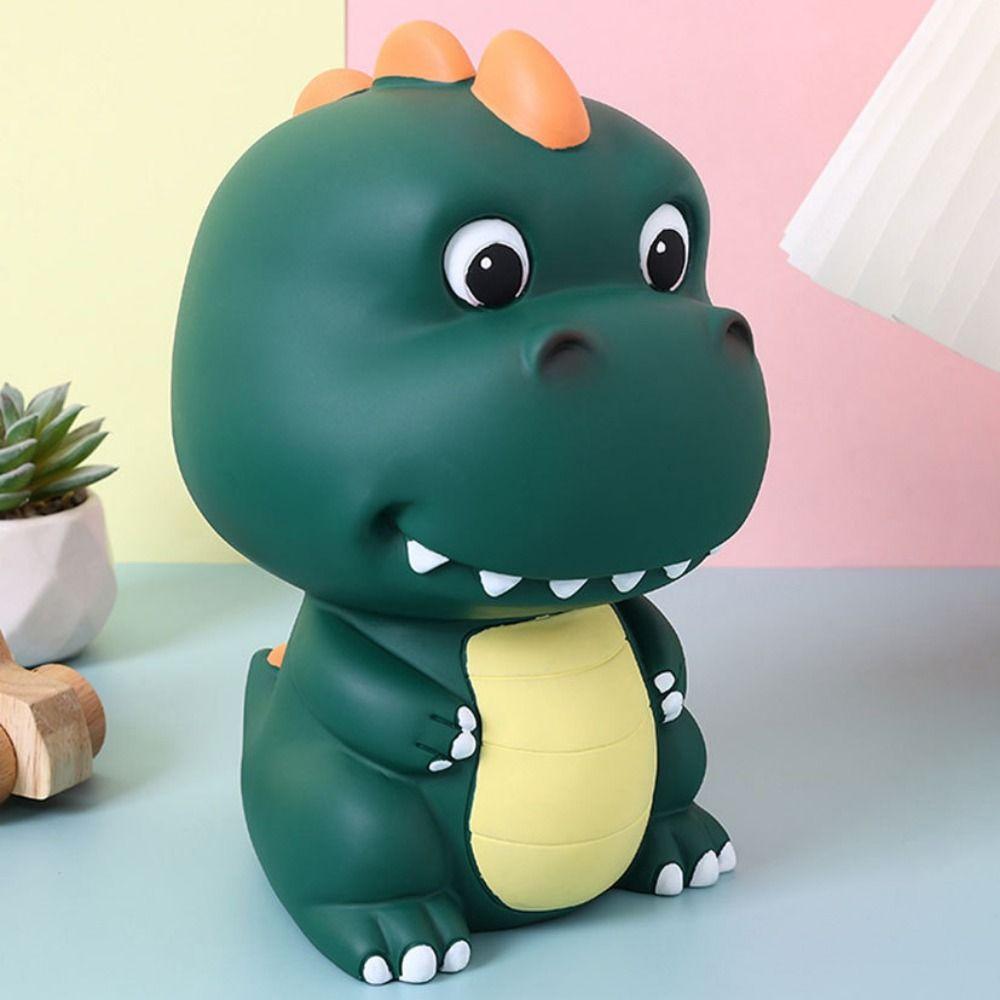 Anti-fall Animal Saving Pot Cute Cartoon Piggy Bank Creative Dinosaur Piggy Bank Table