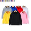 Fashion Children Boy's Hoodies 2021 Spring Autumn Girls Casual Hoodies Sweatshirts Kid's Solid Color Hoodies Sweatshirt Tops New