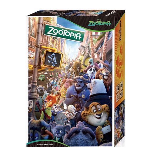 Пазл Zootopia Express 800 деталей, Джуди Хоппс, Ник Уайлд, анимационные пазлы Диснея, пазлы Диснея, знаменитые корейские пазлы