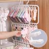 1 Jacket Rack, Wardrobe Storage Rack, 18 Clip /26 Multi-Function Clip Drying Rack, Suitable For Saliva Towel, Socks, Hats, Pants