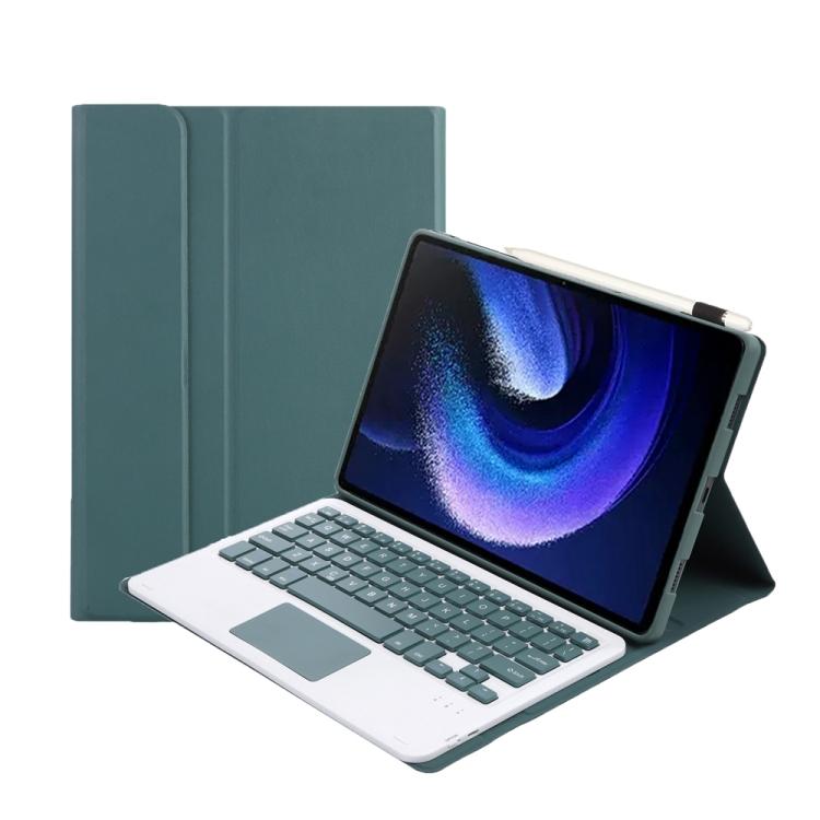 For Xiaomi Pad 6 / Pad 6 Pro A0N7-A Lambskin Texture Ultra-thin Bluetooth Keyboard Leather Case with Touchpad