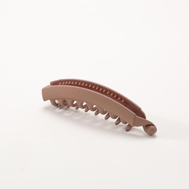 Frosted Banana Ponytail Clip Solid Color Hair Clip Women Hair Styling Clip Accessories Ponytail Barrettes Hair Claws Hairpins