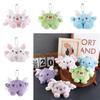 New Fashion Cute Mini Plush Dragon Key Chains Cartoon Animal Stuffed School Bag Pendant Backpack Decoration Doll Key Ring