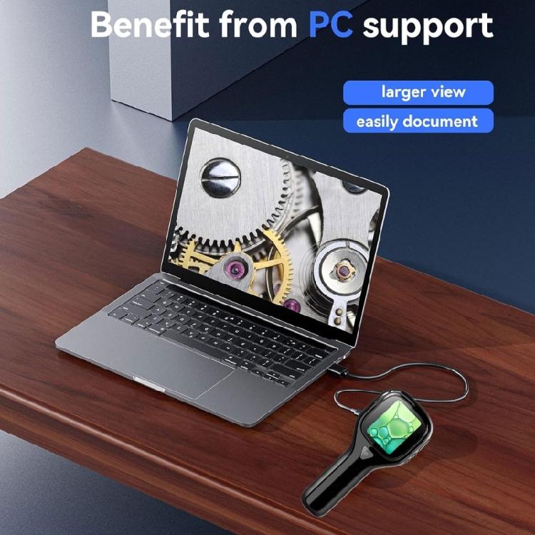 Lightweight Digital Magnifiers 2inch Display Handheld Microscope Miniature Inspection Scope for Gemstones Coin Devotee