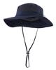 Outdoor Unisex Mesh Safari Wide Sun Farm Work UV Protection Hat [Connectyle] UPF50+ Hat, Brim, Protection, Hat, (Navy Blue)