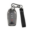 Чехол для ключа Toyota с карбоновым брелоком, водонепроницаемый, устойчивый к царапинам, не создает помех радиоволнам, подарочная коробка, цинковый сплав, ударопрочный, ТПУ,
