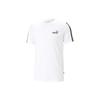 Solid Color Round Neck Loose Fit Casual Breathable Short Sleeve T-Shirt Men Tops White 676670-02