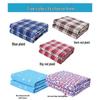 Washable Four-Layer Incontinence Pad: Breathable Cotton Bed Protector for Adults