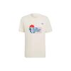 Оригиналы Blue V. Футболка Grp Tee Snow Mountain Letter Pattern с круглым вырезом, спортивная футболка с коротким рукавом, мужские топы, цвет Off-White HC7587