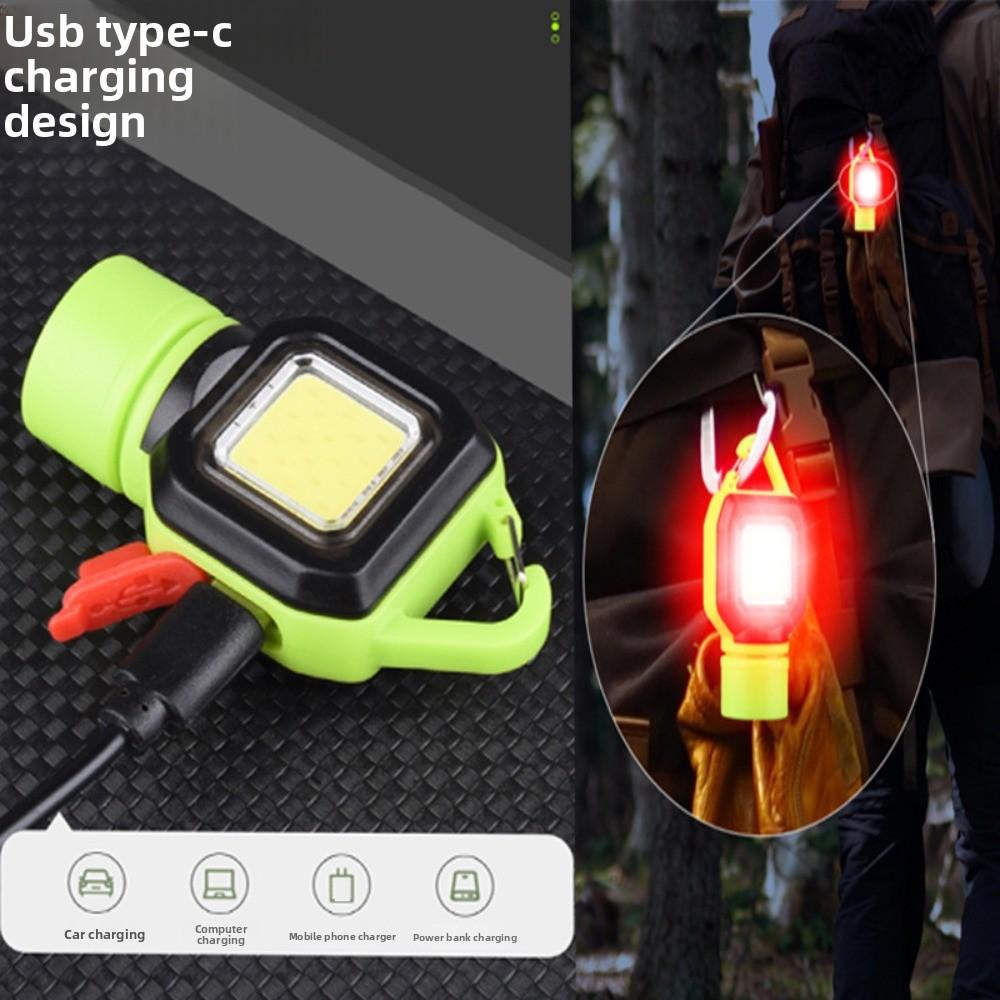 Bright Outdoor Flashlight Keychain Portable LED Mini Light Keychain Outdoor