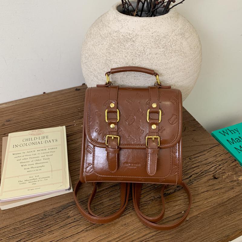 Рюкзак Женский Модный Нишевый Дизайн Портативный Корейская Версия Повседневный Школьный Рюкзак Уличный Тренд Студенческий Легкий Дорожный Рюкзак