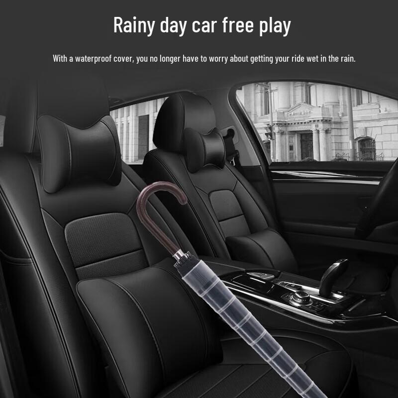 Hongye 16-Rib Semi-Automatic Windproof Straight Umbrella