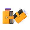 Раскладывающийся кошелек Женские тонкие кошельки Блокировка RFID Держатель для денег Минималистичный Кожаные слоты Держатель для кредитных карт Двустворчатый Визитница