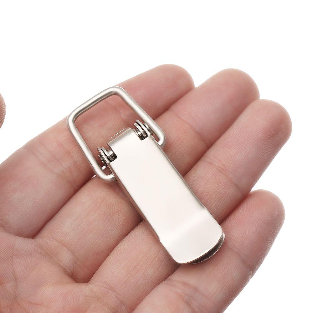 1PC Door Window Cabinet Box Case  Spring Hardware  Hasp Lock Luggage Accessories Box Buckle