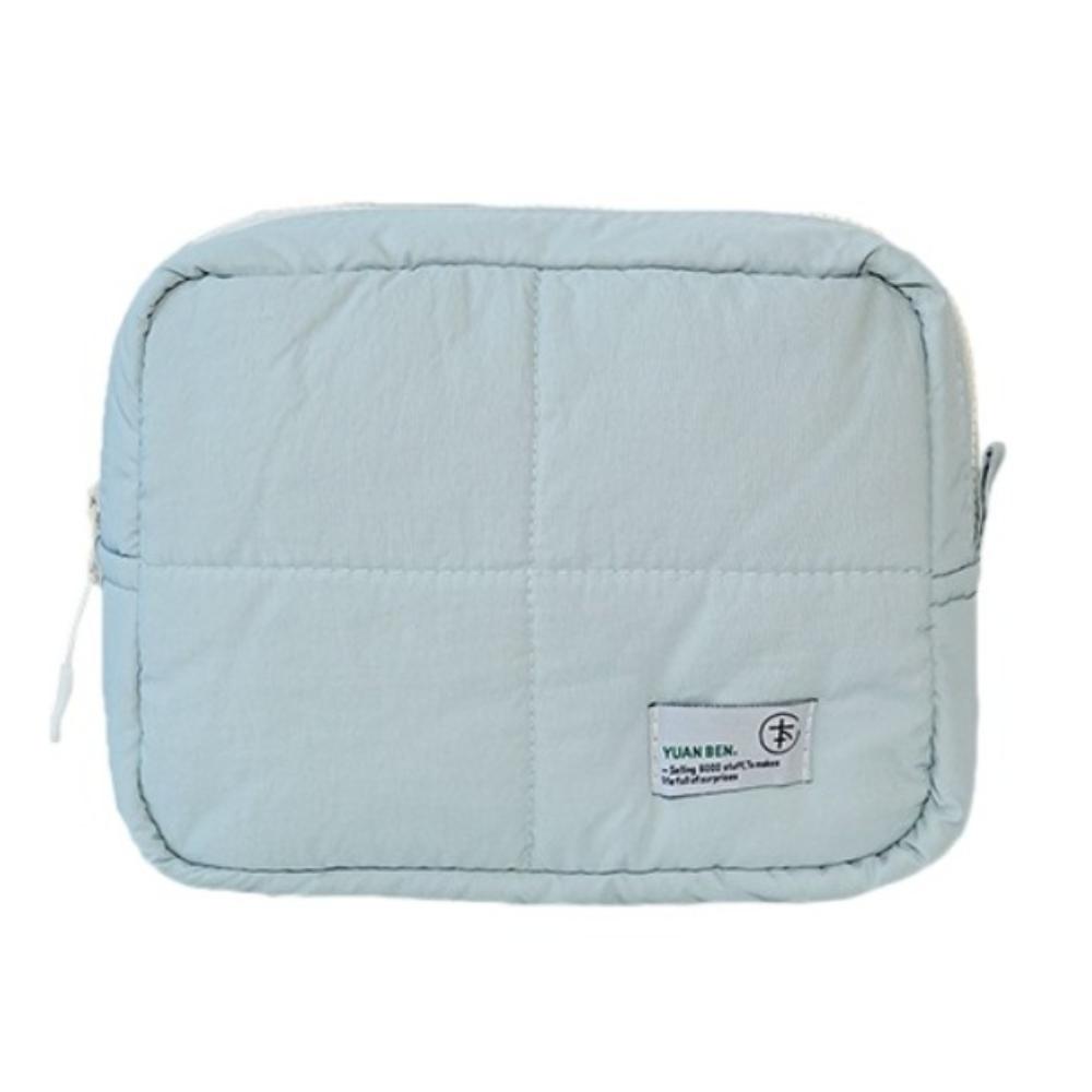 Square Makeup Bag Puffer Skincare Storage Bag Aesthetic Cosmetic Pouch Toiletries