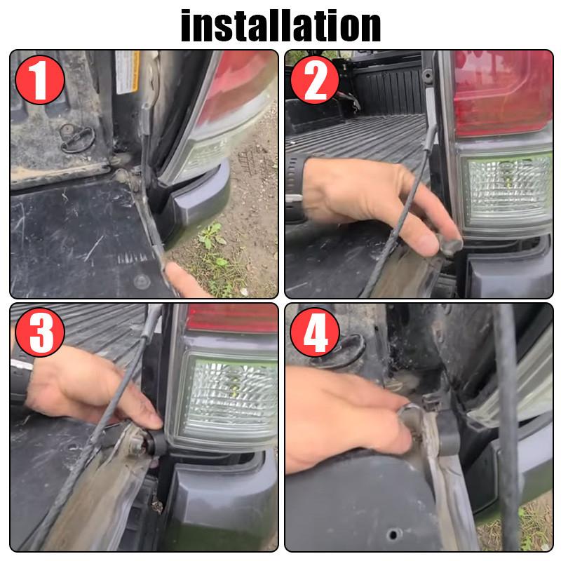 1/2 шт. втулка петли задней двери багажника, подходит для Toyota Tacoma 2017-2023, боковая часть петли двери, суппорт 66143-04021,84331136