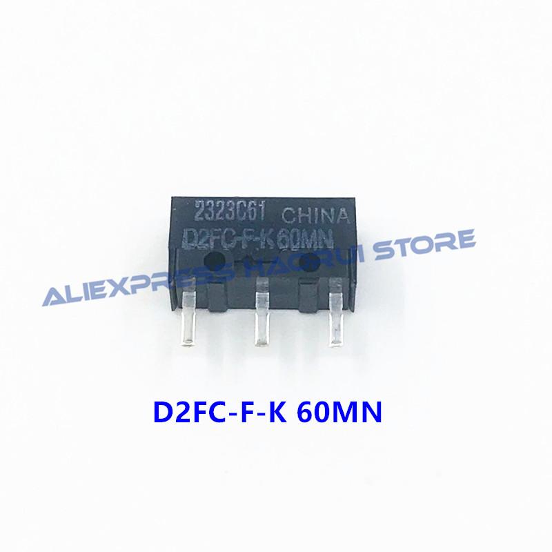 10 шт. Оригинальный микропереключатель для мыши D2FC-F-7N 20M OF D2FC-F-K(50М) D2F D2F-F D2F-L D2F-01 D2F-01FL D2F-01F-T D2F-F-3-7 Кнопка мыши