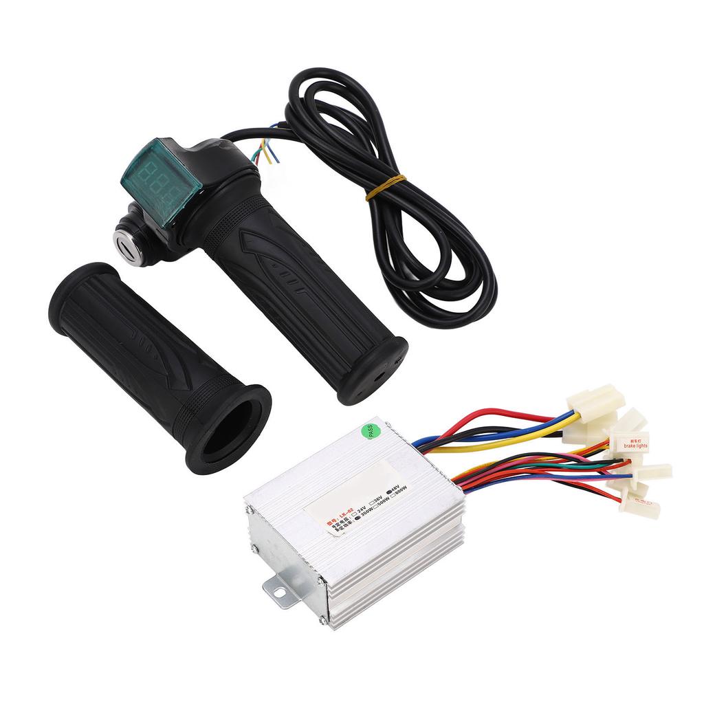 Контроллер двигателя велосипеда 48 В 350 Вт с дисплеем мощности, многофункциональная защита, контроллер двигателя с щетками