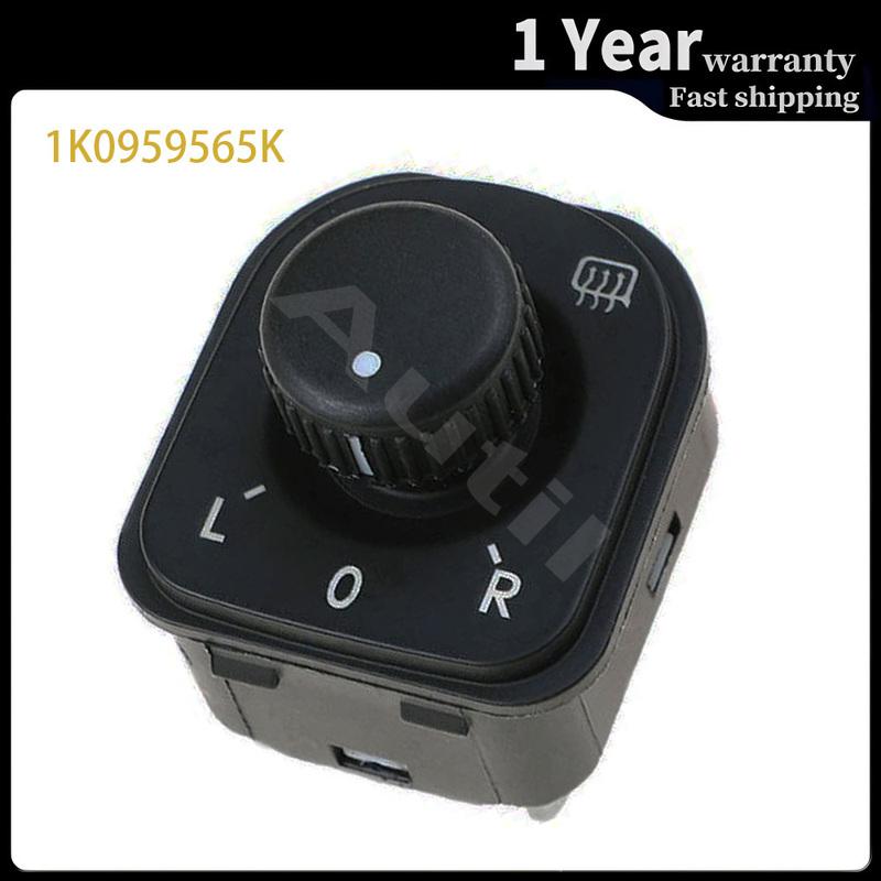 For VW CC Golf Jetta Passat Tiguan Seat 2005 2006 2007 2008 2009-2013 Rear View Mirror Switch Control Knob 1K0959565K Car Parts