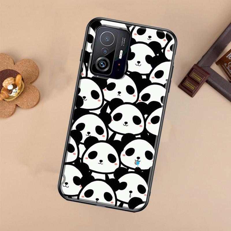Милый панда Чехол для телефона POCO X5 X4 X3 F5 Pro M4 M5s F3 F4 GT C40 Для Xiaomi 12T 11T 13 Pro 12 Lite