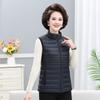 Хлопковый жилет женский осенне-зимний новый приталенный хлопковый жилет универсальный большого размера со стойкой воротником тонкий хлопковый жилет