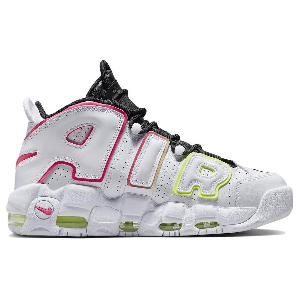 Nike Air More Uptempo Electric Women Sneakers White Volt Hyper-Pink FD0865-100