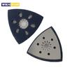 90mm Triangular Sanding Pad 6 Holes Quick Release Universal Triangular Sand Saw Blade Woodworking Multi-Tool Sand Base Accessory