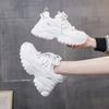 Dad Shoes Women's Spring 2025 New Thick-soled Heightening White Summer Breathable Mesh Fashion Sports and Leisure Shoes