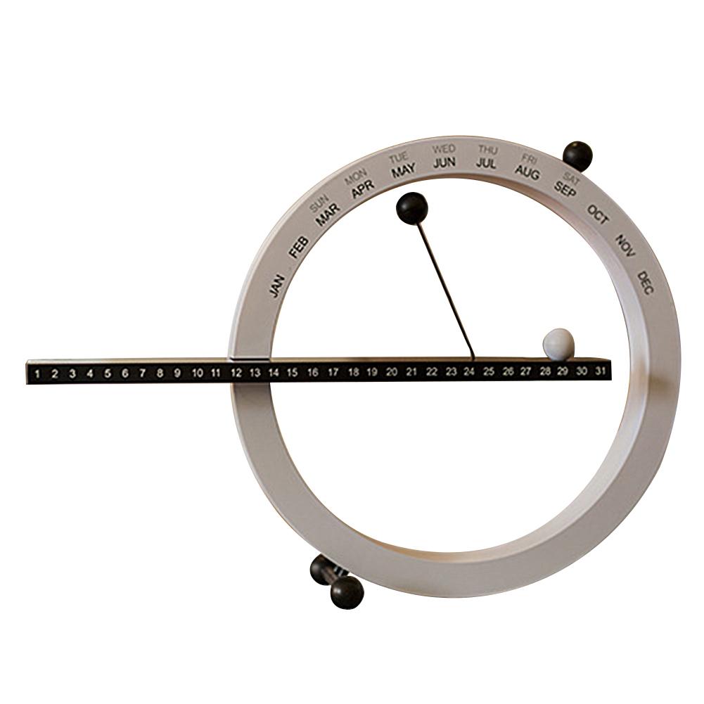 Magnetic Ball Perpetual Calendar with Month Week Date Creative Wall Calendar Novelty Desk Calendar for Home Office Decor