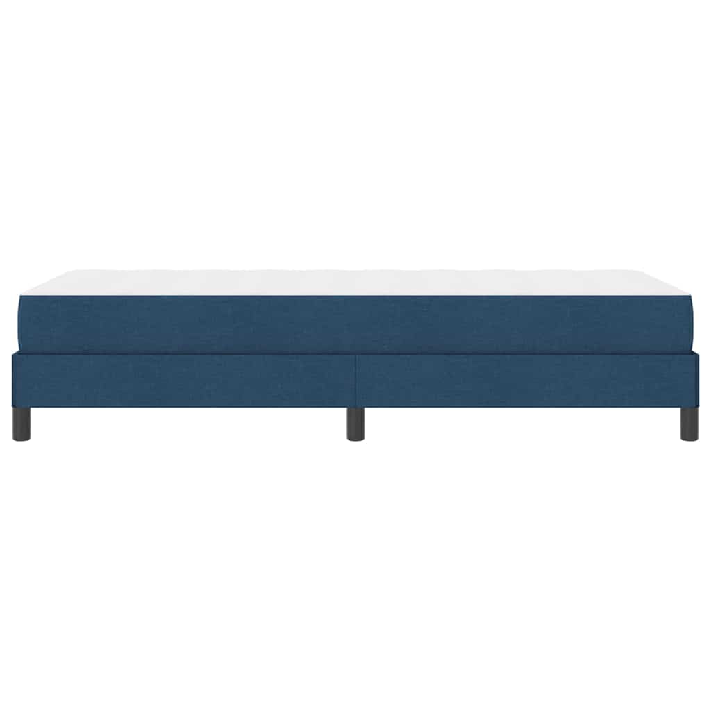 Box Spring Bed with Mattress Blue 80 x 200 cm Fabric