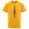 Nine Planets Womens T-Shirt Universe Solar System Womens Short Sleeves Loose Oversized T-Shirts O-Neck Cotton Tshirt Street Clothing