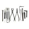 Набор для обслуживания клавиш и пружин саксофона Инструмент для регулировки клавиш саксофона Сплавная текстура для ухода за духовым инструментом