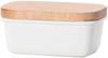 Toyoho Pure Enamel Butter Case, White, Size: Approx. W15 X D10 X H6.7 Cm, PU-2316