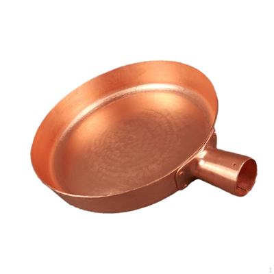 Медная сковорода для приготовления пищи дома и на открытом воздухе