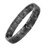 Magnetic Bracelet for Hematite Birthday Anniversary Present [BEFOSHINN] Men, Black, Adjustable, Bracelet, Anti-Static, Gift, (Black)