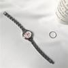 Stylish Women's Metal Strap Watch | Elegant Small Face Stainless Steel Alloy Design for Chic Wear