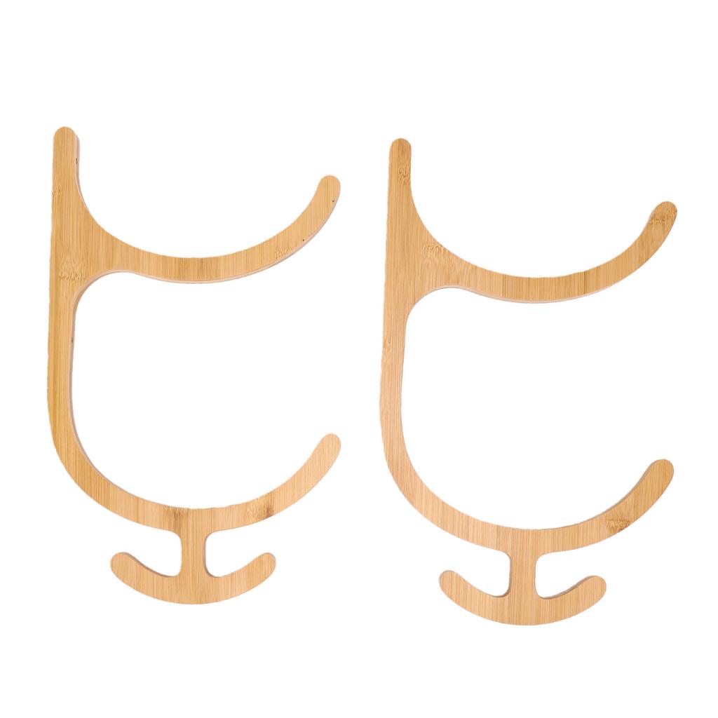 2 Tires Mat Holder 4 Hooks Wall Mounted Mat Storage Rack Accessories Storage for Home Fitness