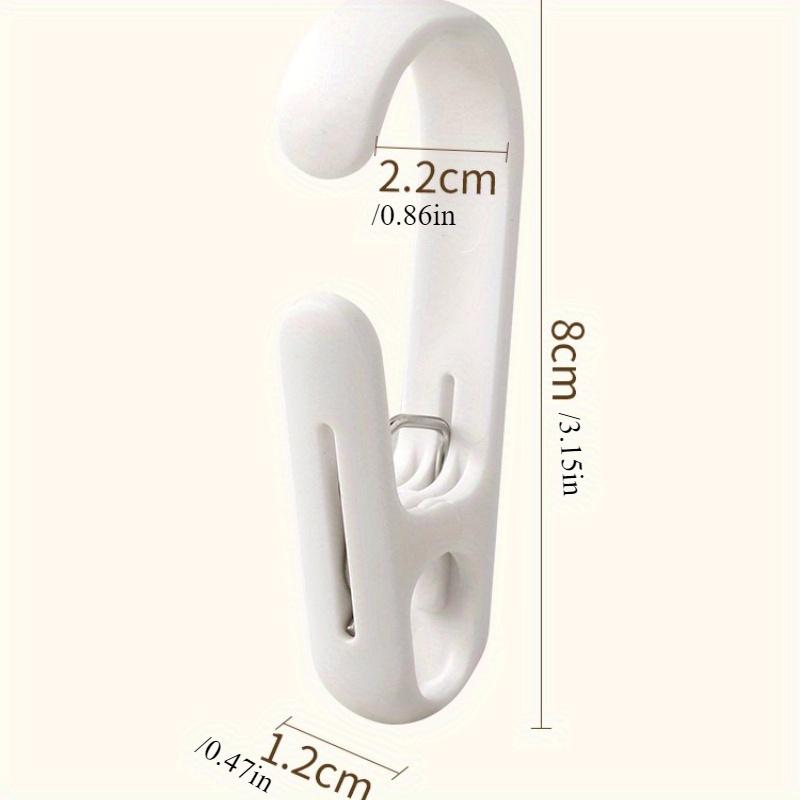 10 шт. Многоцелевые зажимы для одежды/S-крючки, прочные пластиковые вешалки для одежды, зажимы для пляжных полотенец, зажимы для стульев, зажимы для полотенцесушителя.