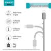 Кабель для быстрой зарядки 3-в-1 Romoss 3.5A - Совместим с устройствами Apple, Type-C, Android