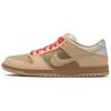 Кроссовки Dunk SB Low Skateboard Shoes Мужские Бежевый Коричневый IB6206-701