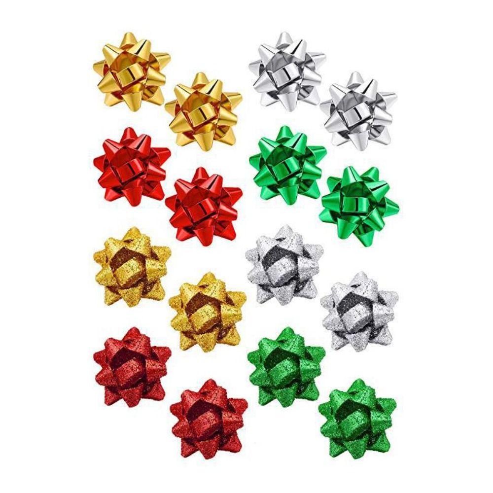 Pull Bows Creative Xmas Earrings Star Ribbon Star Lace Ribbon Earrings  New Year