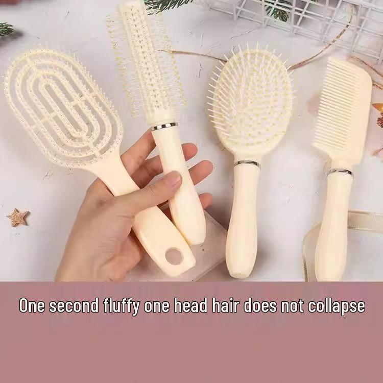 Free Shipping: Large Curved Air Cushion Comb for Styling & Massage - Unisex