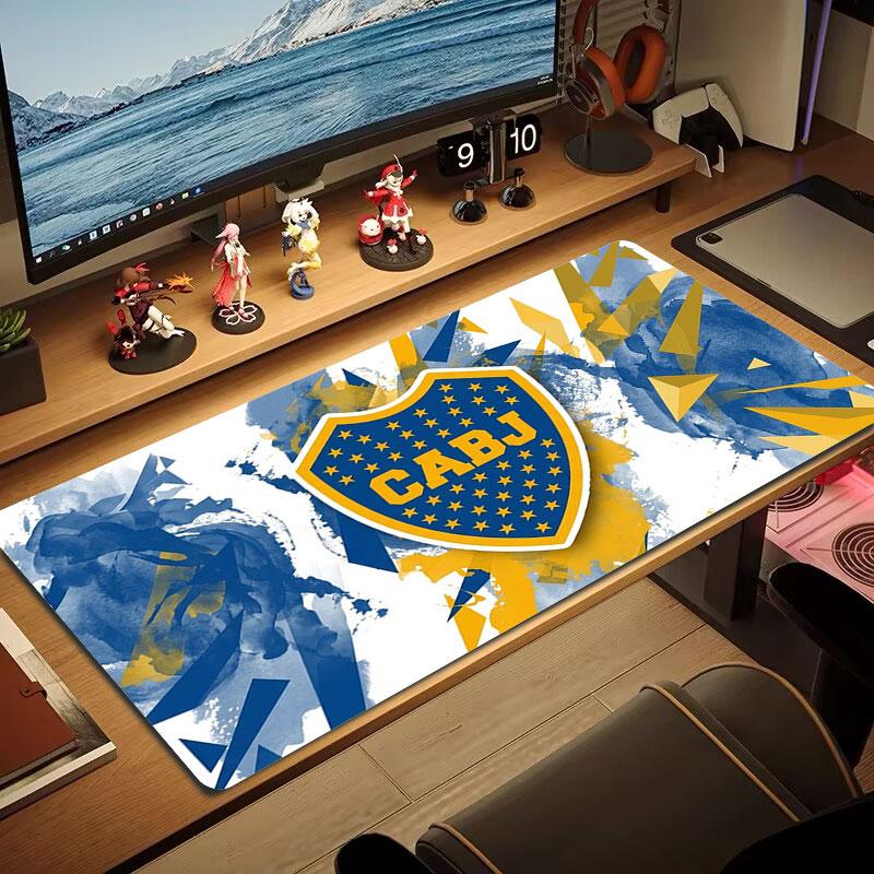 Boca Juniors Большой коврик для мыши Большой коврик для игровой поверхности стола Нескользящий коврик для ноутбука и планшета XXL Коврик для мини-ПК с заблокированным краем