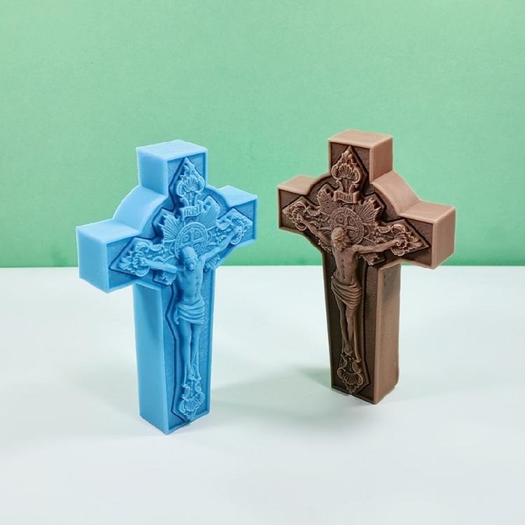 Силиконовая форма для свечей Католическая Гипс Бетон Смолы Литье 3D Девы Формы для мыла