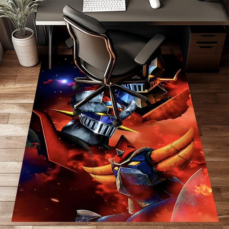 1pc UFO Robot Grendizer8 Design Printed Area Rug Carpet for Bedroom Living Room Home Decor Rugs Mat Non Slip Mat Rug for Bedside