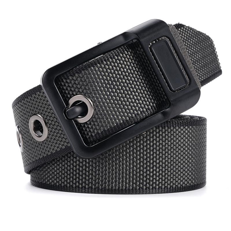 Outdoor Belt Men's Nylon Belt Adjustable Simple Automatic Buckle Belt