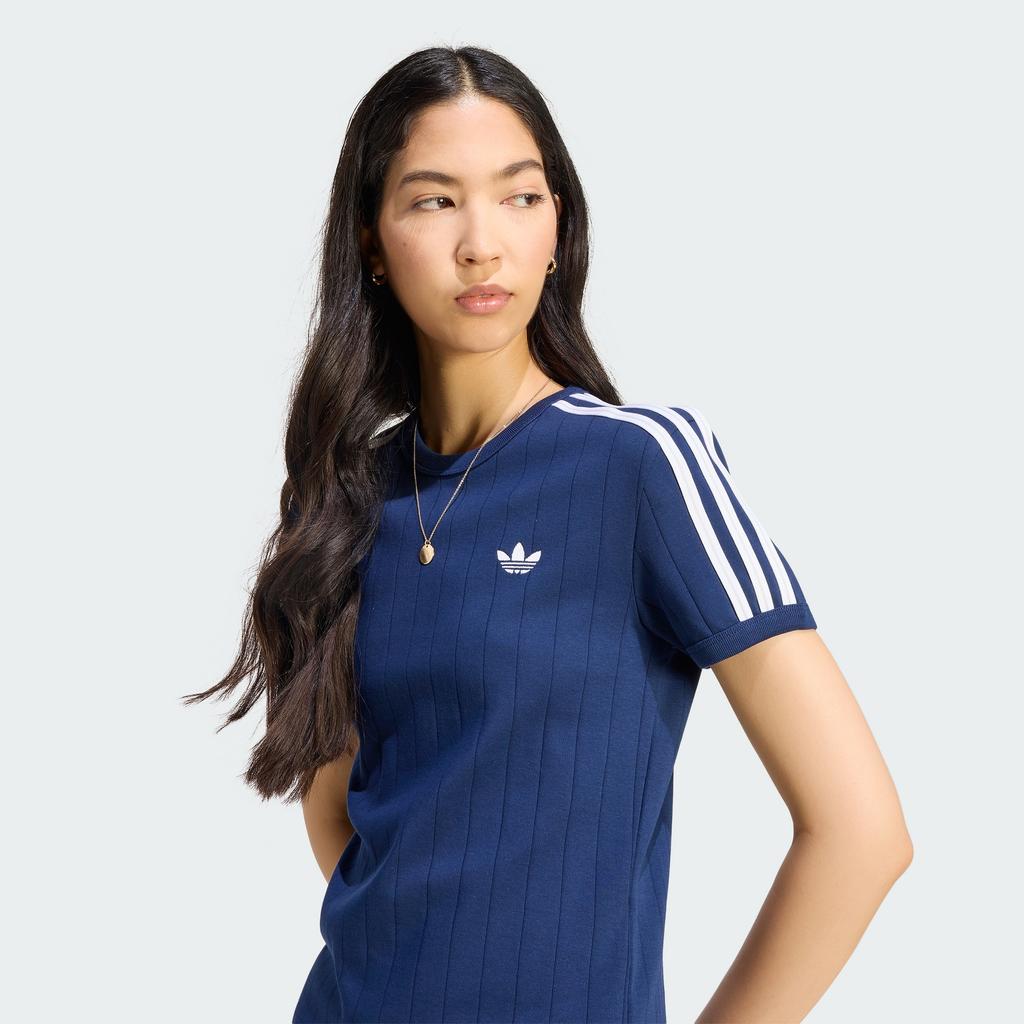 Adidas Поло в полоску с коротким рукавом, приталенное, Ks9992